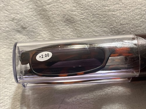 Ellen Tracy Readers + 2.00 Optical & SUNGLASS Set Tortoise Brown - Picture 6 of 6