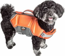 Dog Swimming Life Jacket Reflective Anatomical Safety Vest Traveling Water