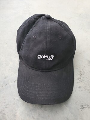 GoPuff  Black Dad Hat Adjustable Hat Cap 329