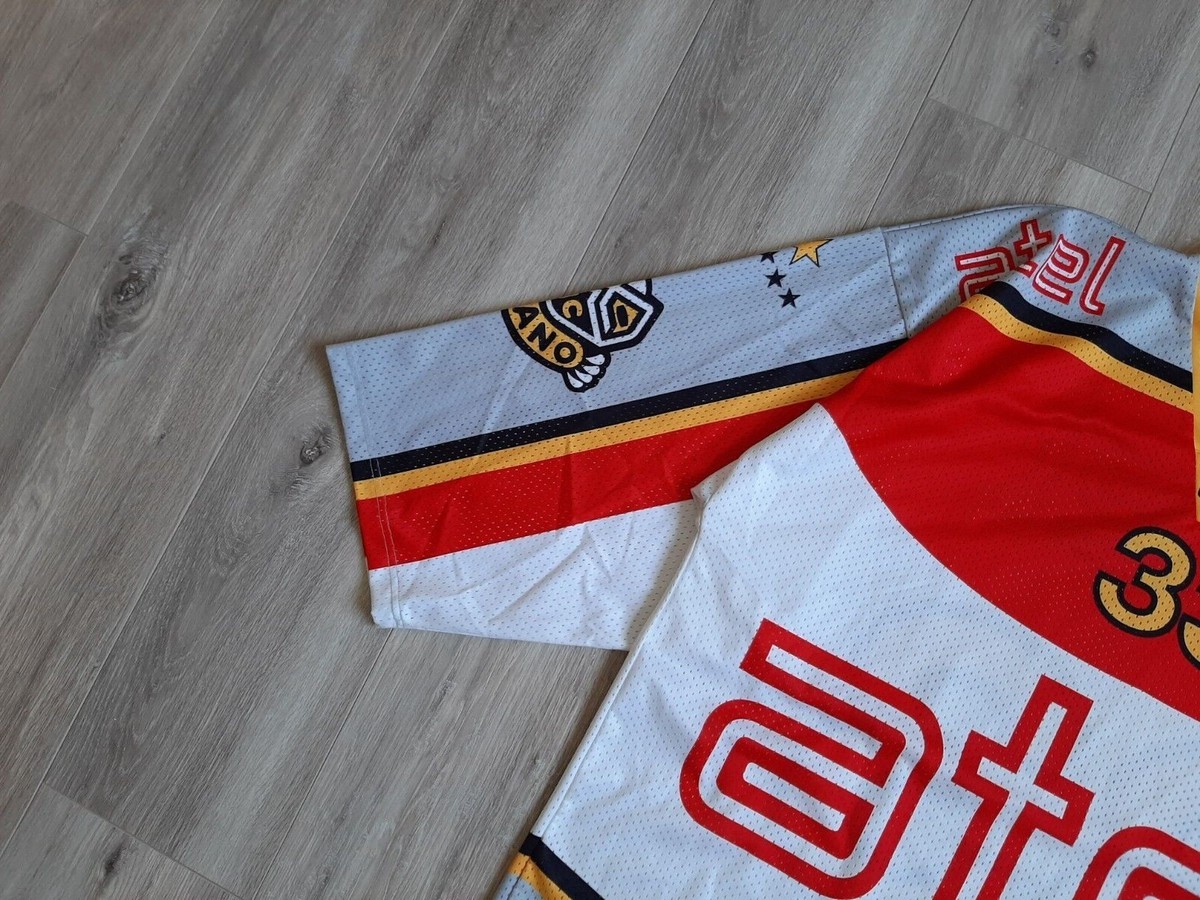 HC Lugano Eishockey Trikot Suisse Vintage Match Worn 33 Petteri