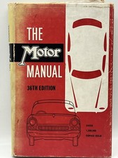 36th Edition of The Motor Manual The Motor Magazine 1959