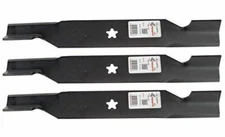 3 Rotary Mower Bagging Blades Fit AYP/Roper/Sears/ Husqvarna 187256 187255 53218
