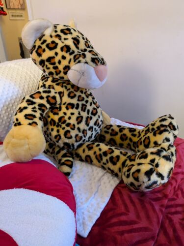 Nici Wild Alemania Leopardo Muy Grande 🐆 Juguete de Peluche Suave 38" Etiquetas Nuevas V-RARO - Imagen 5 de 12