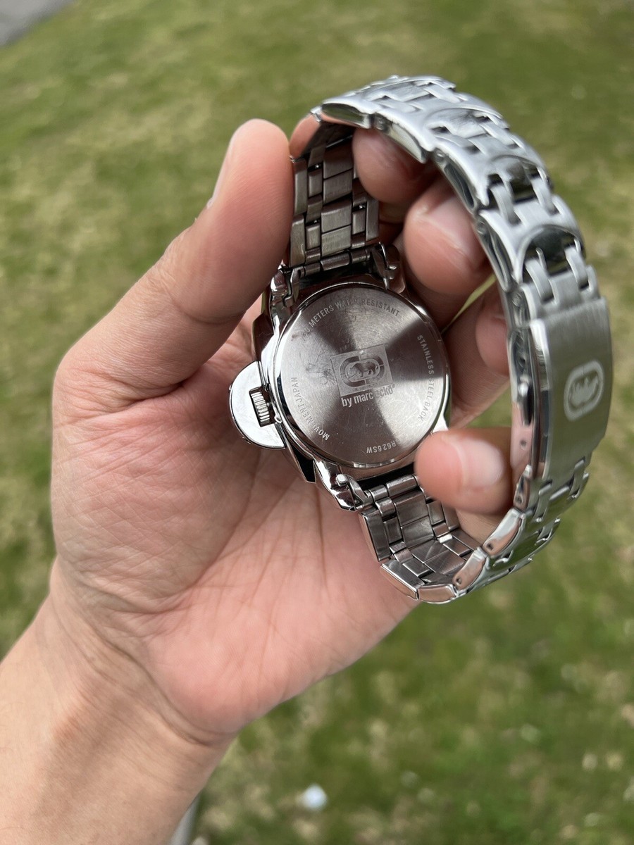 Marc Ecko Men's The McQueen Stainless Steel Square Dial 42mm Marc Ecko Men's The McQueen Stainless Steel Square Dial 42mm