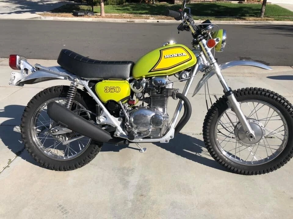 Honda SL350 K2 1972-1973 Seat Saddle Metal Pan. SL350 K2 New Reproduction Seat. — 第 3/4 张图片