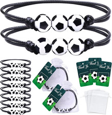 Soccer Party Favors 24 Pack Adjustable Soccer Goodie Bags Decor with Thank You K