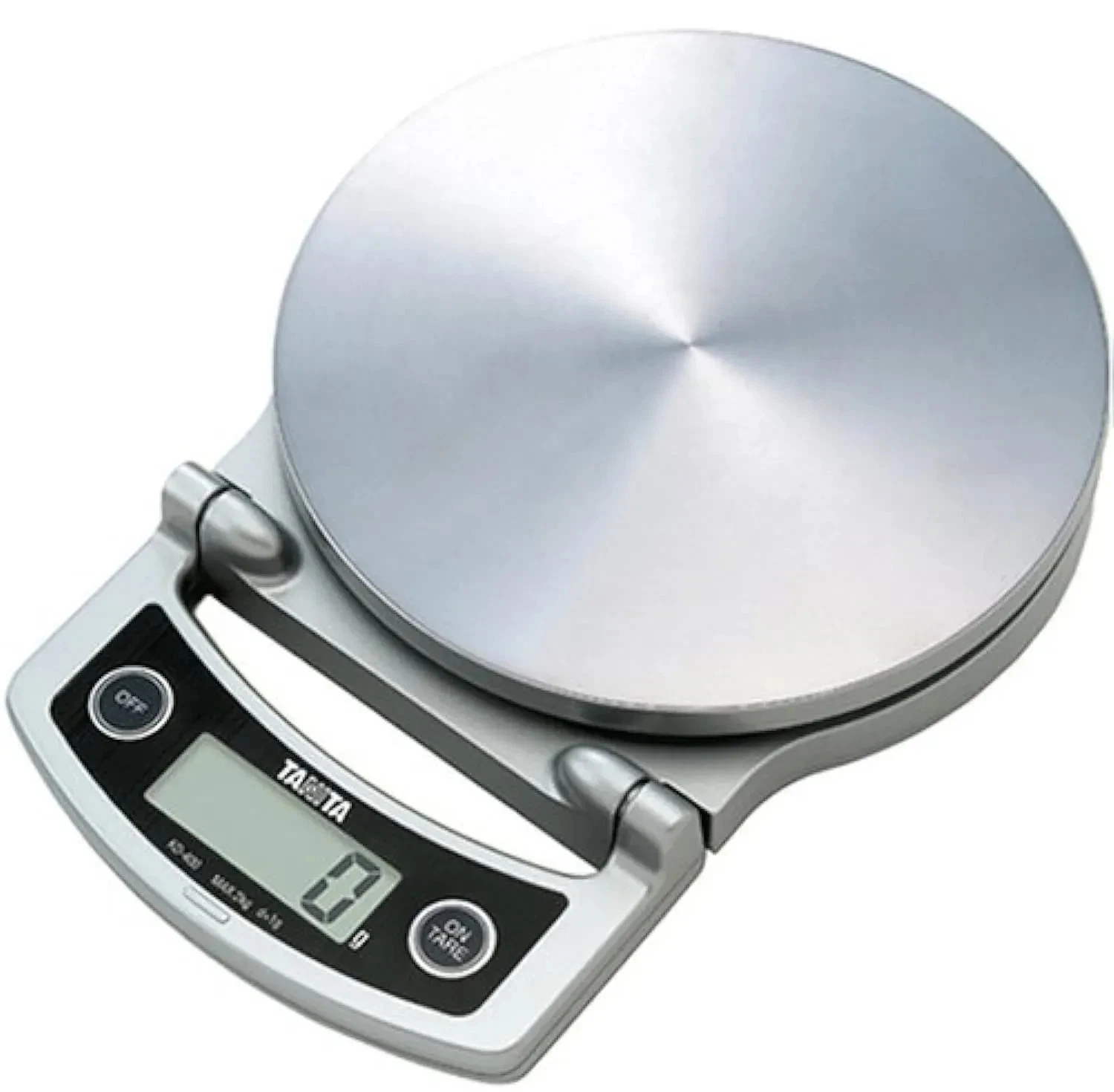 Japan NEW TANITA Digital Cooking Scale Silver KD-400-SV Foldable Design