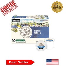 Crafted French Vanilla Medium Roast - 100 Arabica Coffee Pods 10 Count