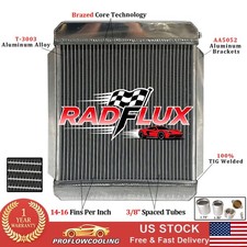 Aluminum Cooling Performance Custom Radiator Kit 20 X 16 Overall Size -209661b