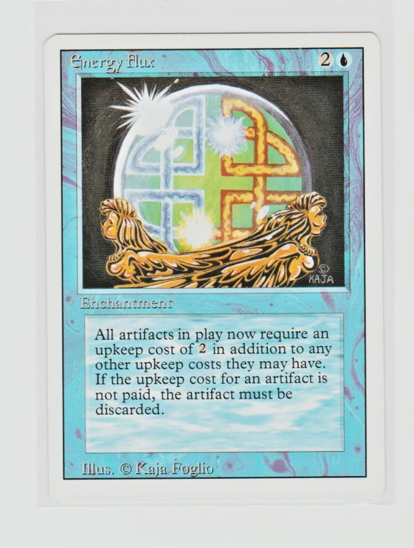 Magic the Gathering ~ MTG ~ 1x Energy Flux ~  M/NM ~ REVISED