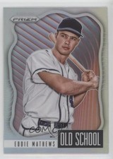2021 Panini Prizm Old School Silver Prizm Eddie Mathews #OS-4 HOF 1s8