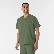 WonderWink Men's W123 V-Neck Scrub Top 6355