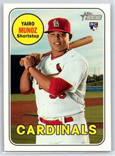 2018 Topps Heritage Yairo Munoz Rookie St. Louis Cardinals RC #592