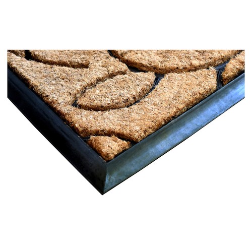 Vine Leaves Coir and Rubber Heavy-Duty 18" X 30" Doormat - Picture 5 of 7