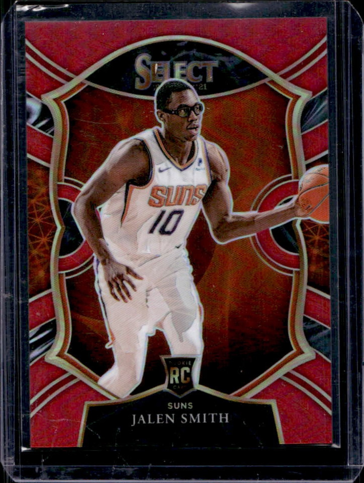 2020-21 Select Jalen Smith RC Red Prizm Concourse #60/199 Suns
