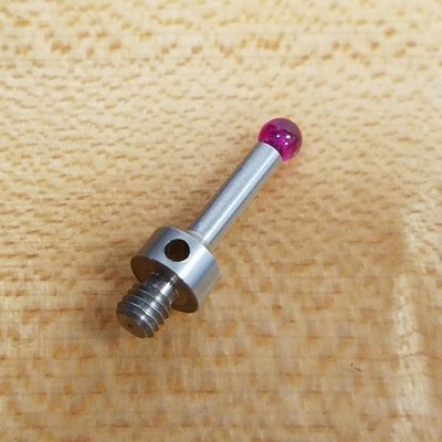 Renishaw 4 mm Ruby Ball, Satinless Steel Stem, L 18 mm - USED