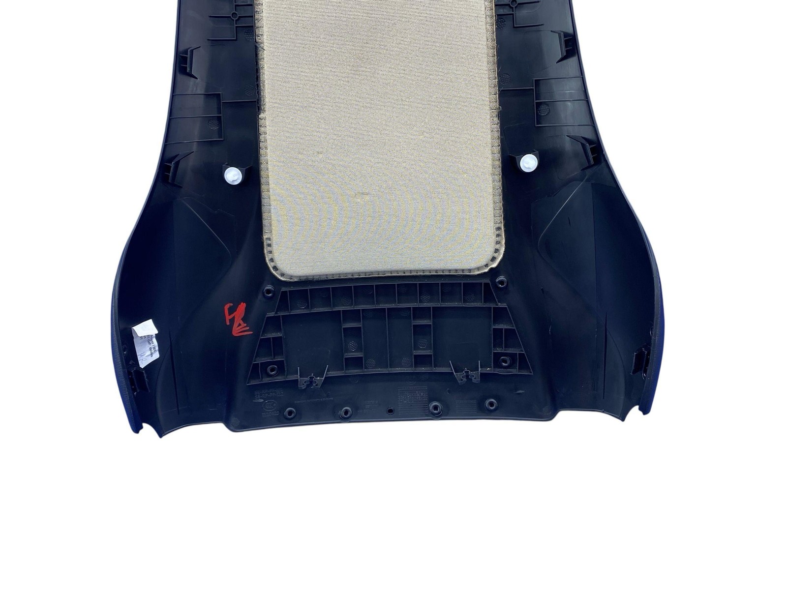 2014-2020 BMW I8 FRONT LEFT UPPER SEAT BACKING BACK TRIM COVER PANEL BLACK OEM