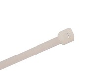 Image of CONNECT 30282 Hellermann Natural Cable Tie 200mm x 4.6mm T50R 100pc Nylon Clamp