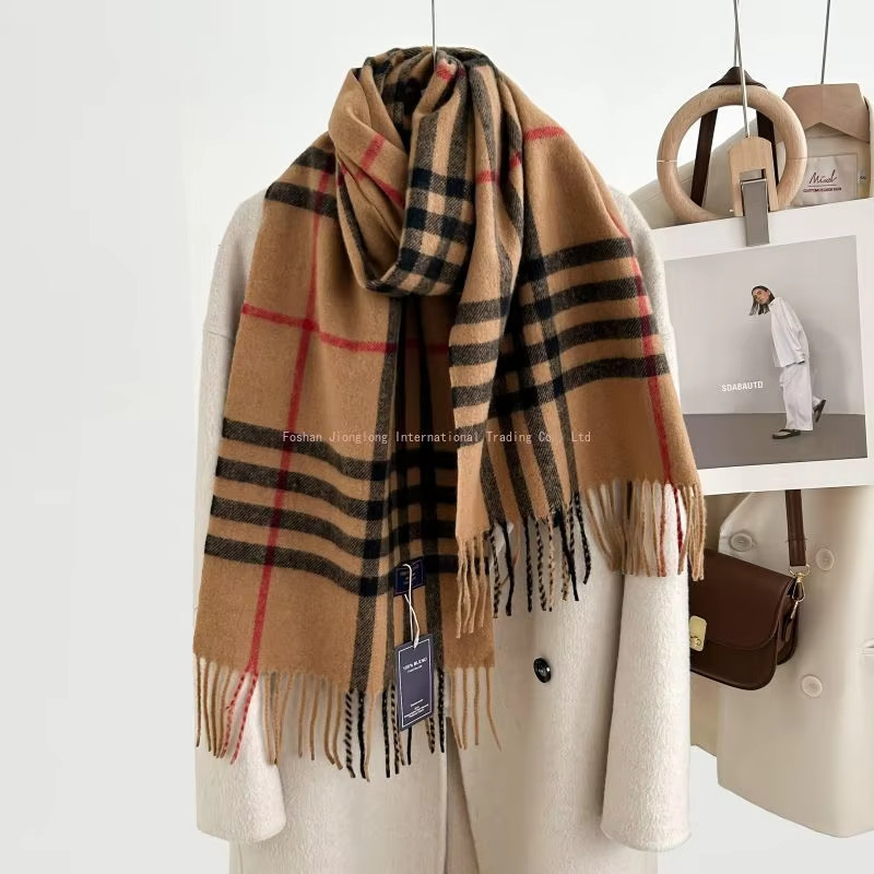 Mens Womens Winter Warm SCOTLAND Made 100 CASHMERE Scarf Scarves Plaid Soft