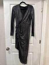 Dark Silver GUESS Gown Medium Dress