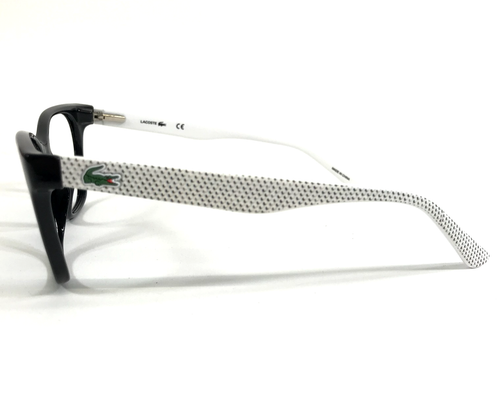 Lacoste Brille Brillengestell L2767 001 glänzend schwarz weiß gepunktet eckig 54-16-140 - Bild 6 von 12