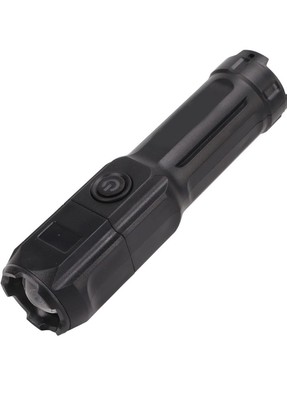 NEW LED MINI FLASHLIGHT BLACK USB RECHARGEABLE MULTI-FUNCTIONAL OUTDOOR LIGHT