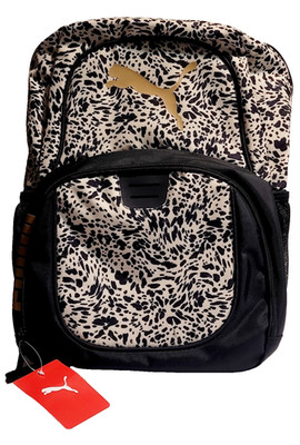 PUMA Evercat Contender-Backpack, Brown Gold Cheetah, One Size Cheetah