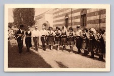Vintage Italy Postcard CASTELLO Popular Folk Dance La Susta 1920s