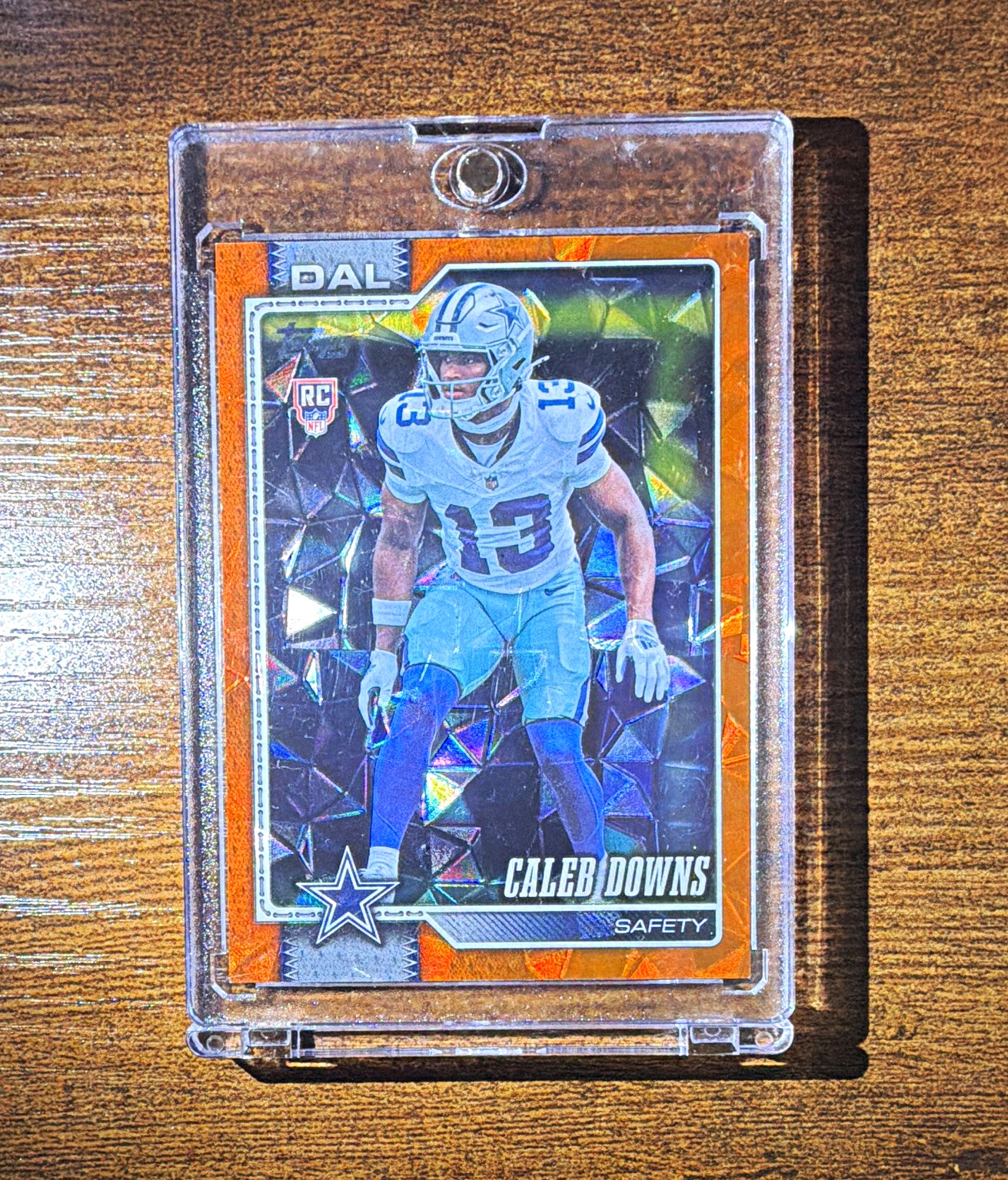 2026 Topps Caleb Downs Orange Diamante 1/25 RC #363 Cowboys Rookie