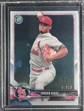 Hicks, Jordan - 2018 Bowman - Acetate - Autograph - 50/99