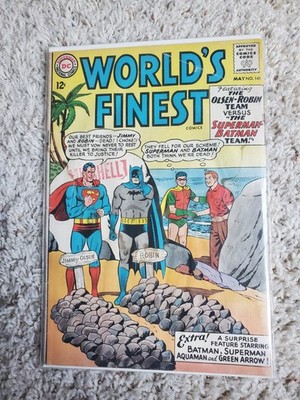 DC Comics World's Finest #141 First Appearance of Batman in New Suit (1964)