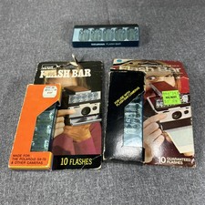 SYLVANIA BLUE DOT FLASH BAR FOR POLAROID SX-70 CAMERA Montgomery Ward 30 Flash 