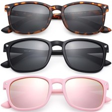 Kids Sunglasses Polarized - Flexible Youth Glasses for Toddler Girls Boys Age...