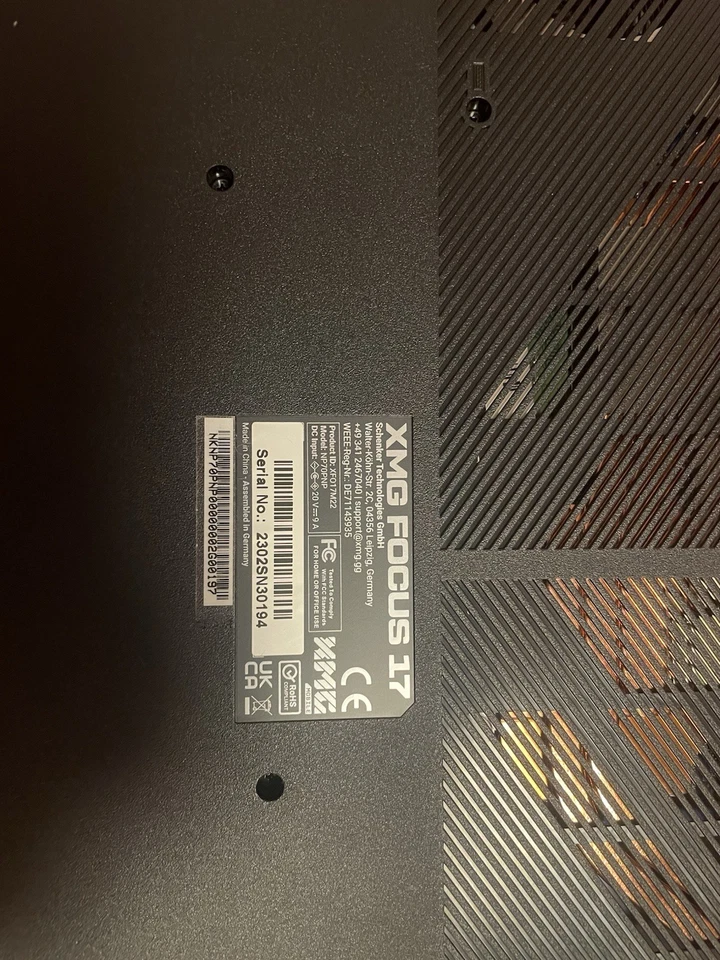 Gaming Laptop XMG Focus 17 - Bild 4 von 4