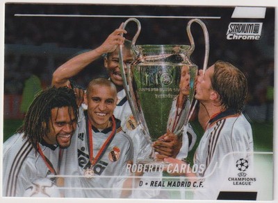 Topps Stadium Club Chrome 2021-22 Roberto Carlos Real Madrid C.F. Parallel Rare