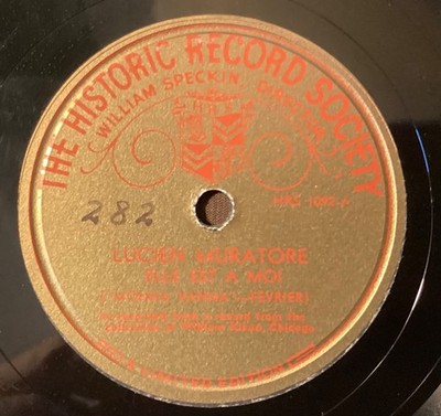 Lucien Muratore   78 rpm HRS 1092: Monna Vanna-Elle est a moi/Romeo-Ah leve toi
