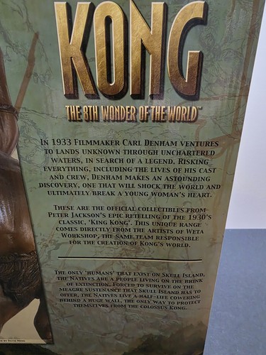 NEW SIDESHOW WETA SKULL ISLAND NATIVES KONG 8th World Wonder Replica RARE /2500 - Picture 8 of 21