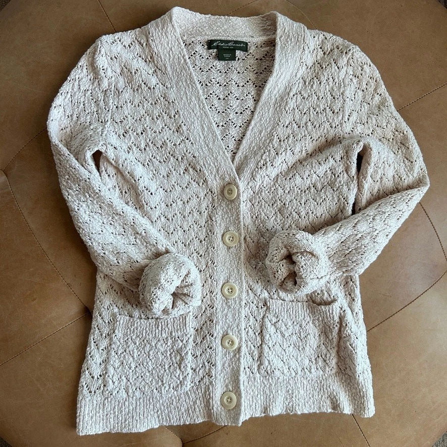 Eddie Bauer White Cardigan Sweaters for Women for sale | eBay