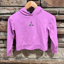 Jordan Pink Fleece Jumpman Logo Hoodie