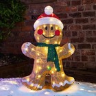 Prestige Battery Operated LED Standing Gingerbread Man 3ft - Christmas