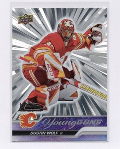 2023-24 Upper Deck Series 1 Young Guns Outburst Dustin Wolf