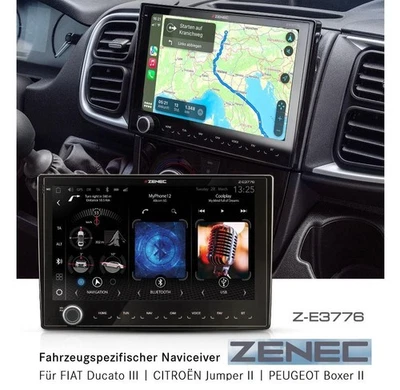 Autoradio ZENEC Z-E3776 9 pouces compatible avec Fiat Ducato III série 9 à... - Photo 1/4