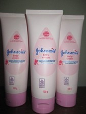 Lot of 3 Johnson's Baby Cream creme Pink Tube 3.5 oz /100g Not sealed