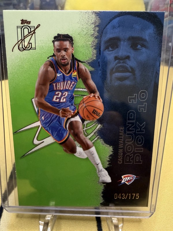 Topps 2026 Signature Class Cason Wallace Rookie Oklahoma City Thunder #31 /175