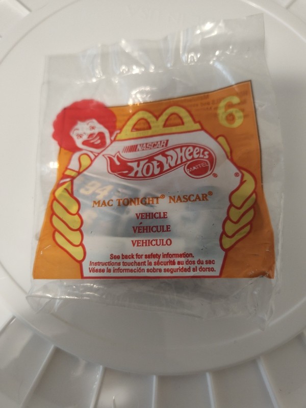 New in Package McDonald’s Hot Wheels “Mac Tonight” Nascar #94