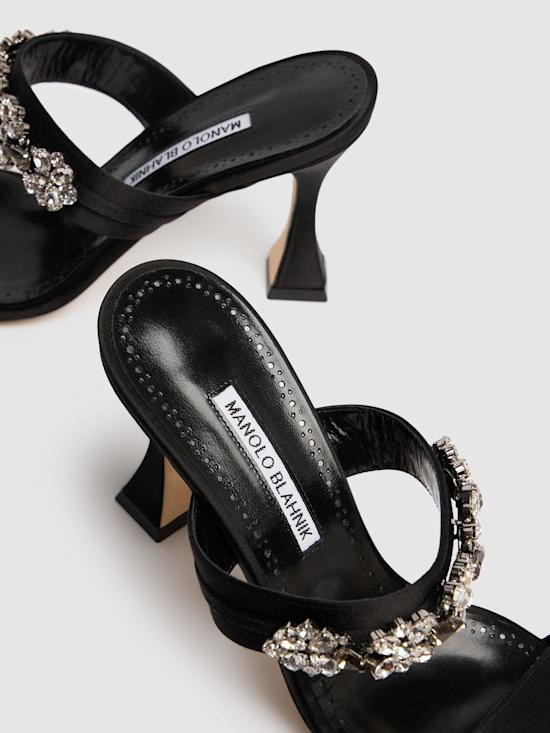 Manolo Blahnik◆PERSAN◆サテンサンダル 90mm Manolo Blahnik - 90mm Persan satin sandals - Black | eBay