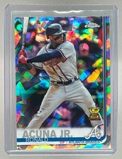 2019 Topps Chrome Sapphire 1 Ronald Acuna Jur Gold Cup (B)