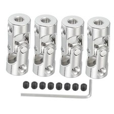  Rotatable Universal Steering Shaft Inner Dia, 4 Pcs U Joint Shaft 3mm to 3mm