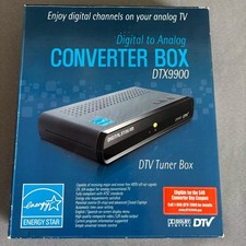 Digital Stream DTX9900 Digital to Analog Converter Box DTV Tuner Box Open Box 