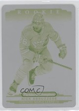 2022 Parkhurst Champions Printing Plate Yellow 1/1 Nicholas Abruzzese Nick 0r35